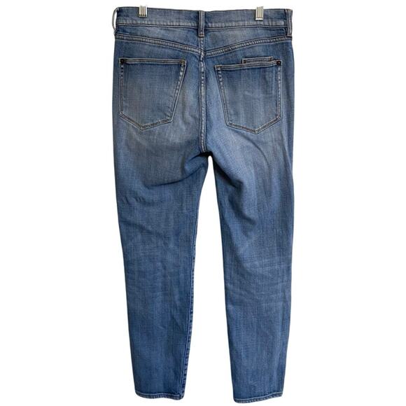 J. Crew Factory Stretch Jeans Mid-rise Distressed 25 X 27- Excellent - Picture 2 of 12